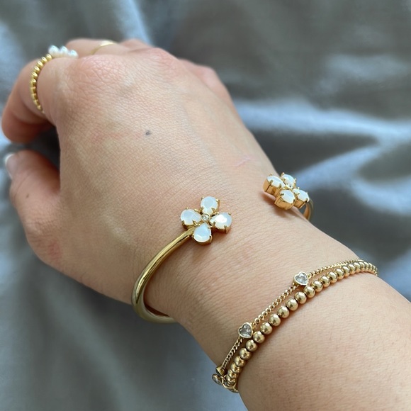 Kate spade flower bangle - Picture 3 of 5